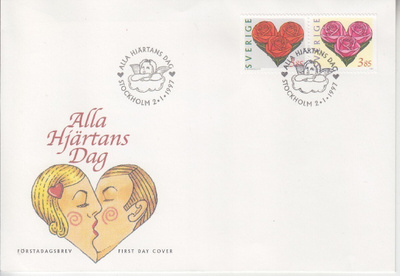 Ruotsi FDC 1997 sydän
