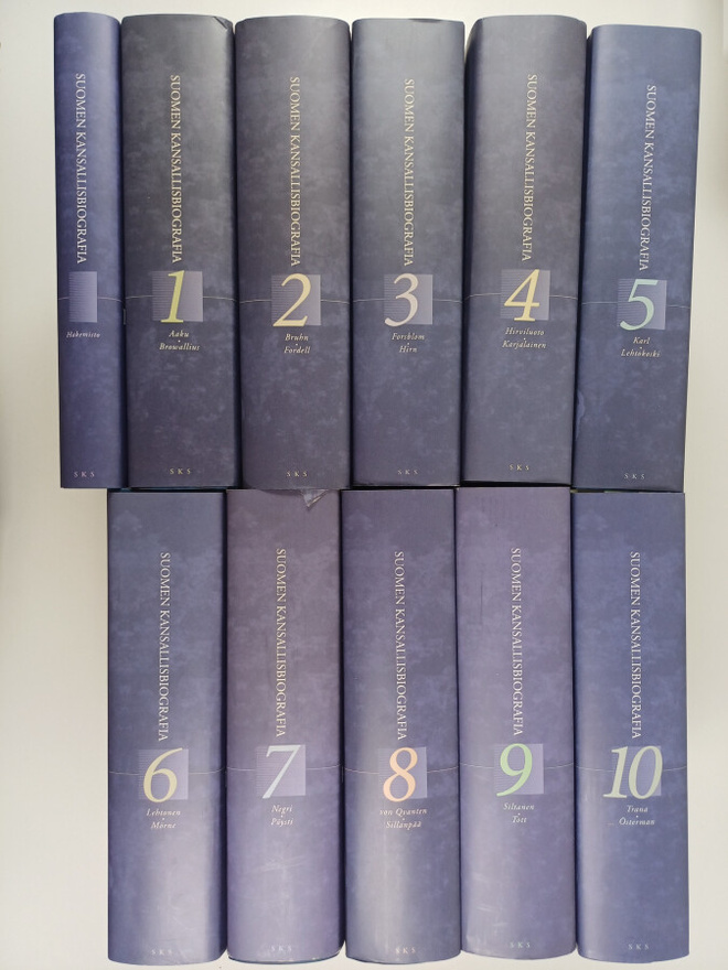 Suomen kansallisbiografia 1-10 + hakemisto