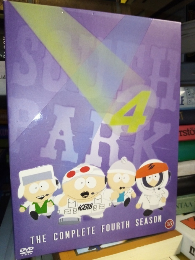 3DVD SOUTH PARK TUOTANTOKAUSI 4 ( SIS POSTIKULU  )