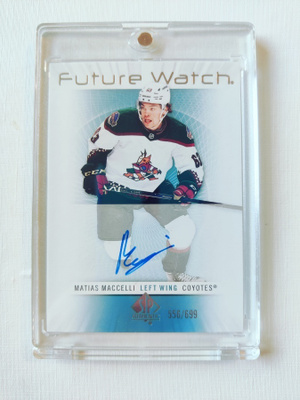 Matias Maccelli - 22-23 SP Autographed Furure Watch /699