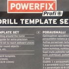 DRILL TEMPLATE 5 PIECE SET (POWERFIX) **UUSI** - pikkukuva 5
