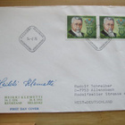 Klemetti postimerkki pari FDC-kuorella Saksaan 1976 - pikkukuva 1