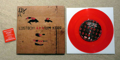 JIM KERR: Ltd CD + 7" punainen vin - NIMMARI (Simple Minds)