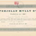 OKK 1941 Pohjolan Mylly Oy, Helsinki Urho Kekkonen allekirj. - pikkukuva 1