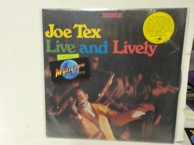 JOE TEX - LIVE AND LIVELY M-/M- LP