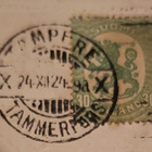 24.12.1924 TAMPERE LEIMATTU JOULUKORTTI  - pikkukuva 3
