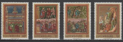 (S0406) LUXEMBOURG, 1971 (Miniatures from Echternach Abbey)