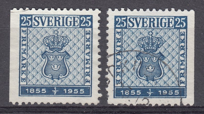 Ruotsi 1955 Fa 467 Bv+Bo Ruotsin postimerkki 100 v.
