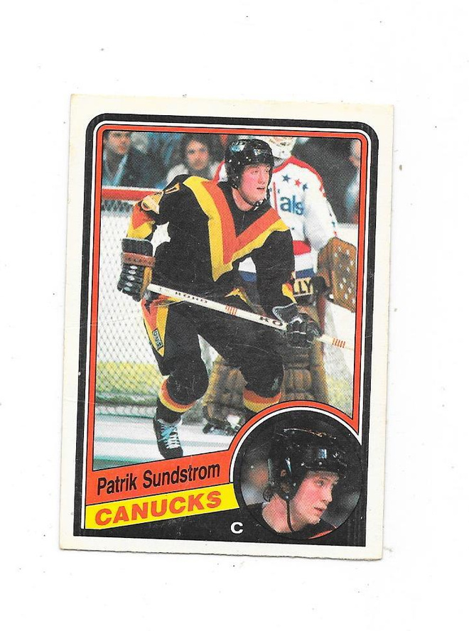 1984-85 OPC #331 Patrik Sundström , Vancouver Canucks