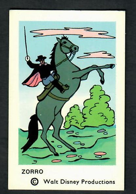 Keräilykuva - Zorro Walt Disney Productions