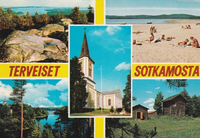 KIRKKOKORTTI - SOTKAMON KIRKKO - 1