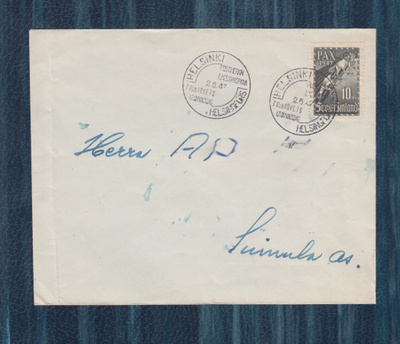 FDC PAX..Pariisin rauhansopimus..Helsinki 2.6.47