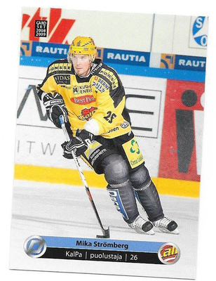 2008-09 CardSet #214 Mika Strömberg Kalpa