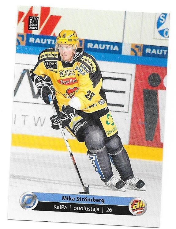 2008-09 CardSet #214 Mika Strömberg Kalpa