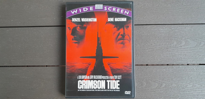DVD: Crimson Tide / Purppuravyöhyke (Denzel Washington 1995)
