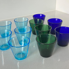 Arabia Iittala Kaj Franck Kartio kaadin+11 snapsilasia 1990l - pikkukuva 2