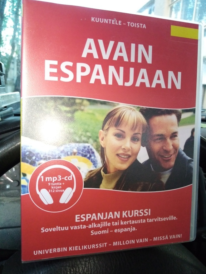 AVAIN ESPANJAAN ESPANJAN KURSSI + MP3 LEVY