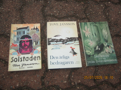 TOVE JANSSON - 3 RUOTSINKIELISTÄ KIRJAA - hienot