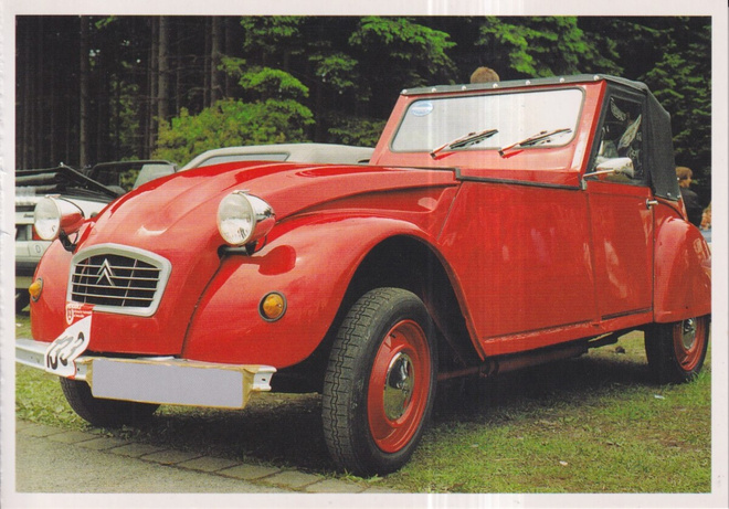 Auto. Citroen  "2 CV Enten" .  foto Josef Bieker,  e117