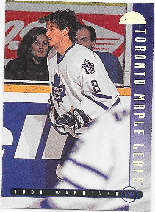1994-95 LEAF #101 Todd Warriner Toronto ex- Jokerit RC