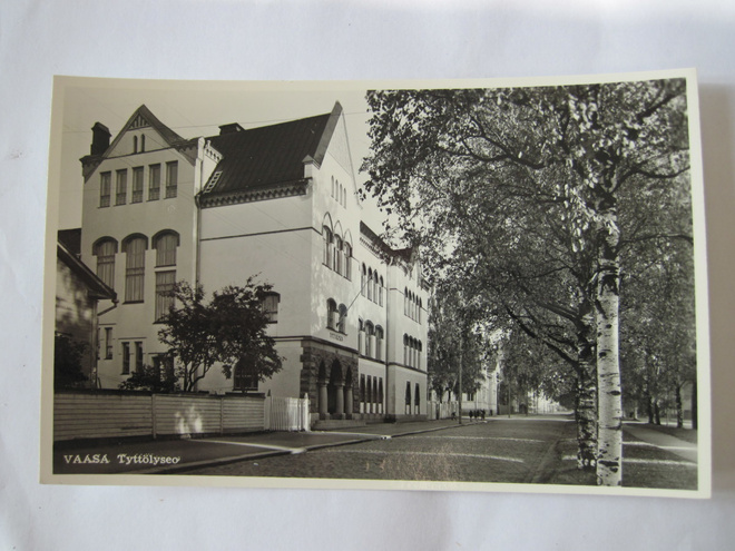 VANHA Postikortti Vaasa 1950-luku Alkup.Mallikappale