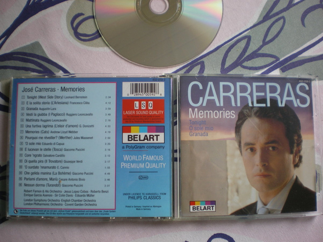 CD José Carreras: Memories