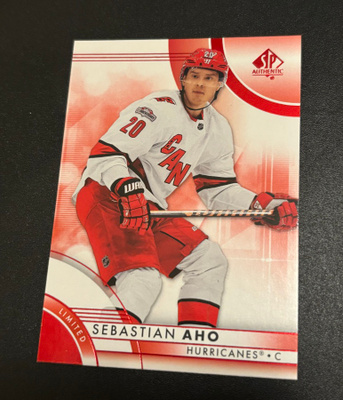 2023-24 SP Authentic Limited Red #20 Sebastian Aho