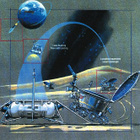 Lunokhod 1 kuukulkija vanha 1970-luku kynänteroitin CCCP - pikkukuva 5