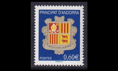 Andorra Fr 654 ** Käyttösarja vaakuna (2007)