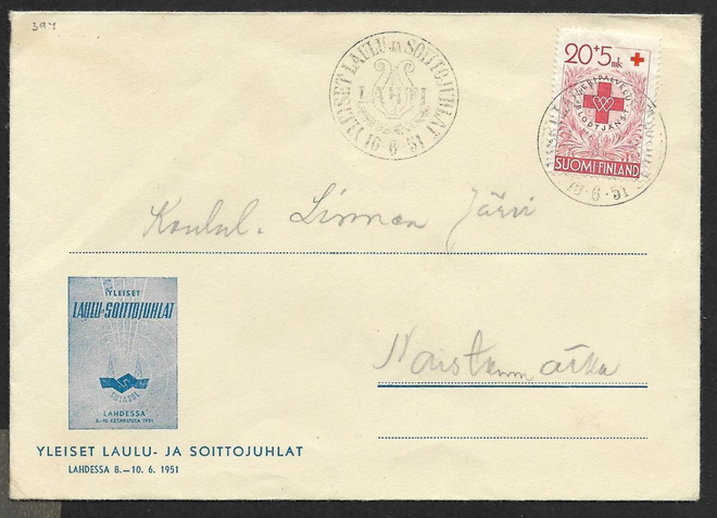Lahti - Yleiset laulu- ja soittojuhlat 10.6.1951