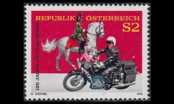 Itävalta 1454 ** Santarmilaitos 125v (1974)