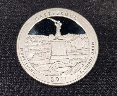 USA Hopea Gettysburg quarter 2011-S