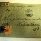 1896 Musta kirjauslipuke + Kaipiainen R kuori - pikkukuva 1