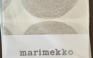 Marimekko mustapippuri pussilakana ja tyynyliina UUSI