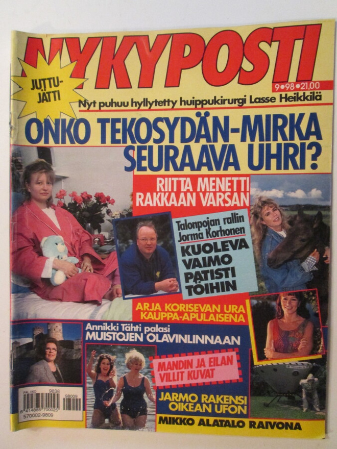 NYKYPOSTI LEHTI 9 / 1998 SISÄLLYSLUETTELO KUVA 2