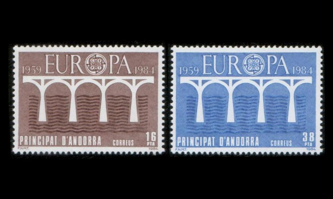 Andorra Sp 175-6 ** Europa (1984)