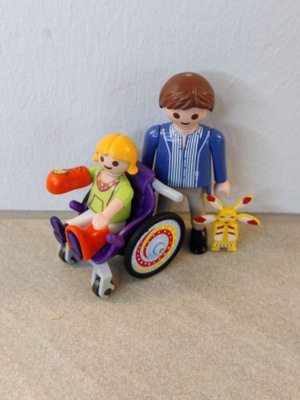 Playmobil pyörätuoli setti