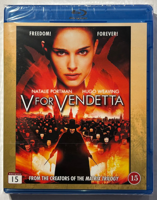 V FOR VENDETTA - Blu-ray, uusi