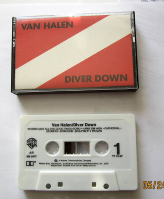 VAN HALEN Diver Down C-KASETTI KUIN UUSI!
