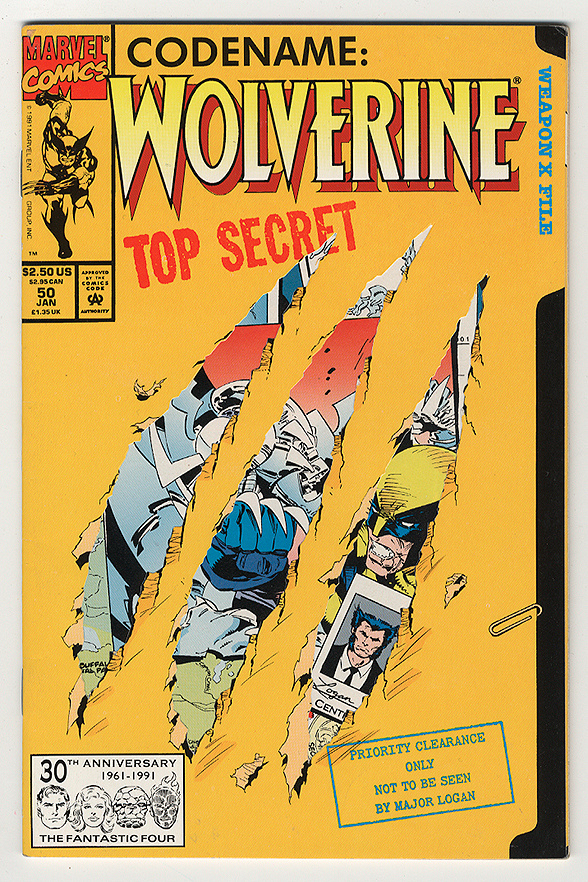 Wolverine #50 (Marvel, January 1992)