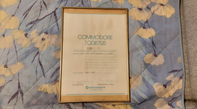 COMMODORE-TODISTUS 1986