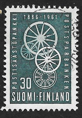 Postisäästöpankki 75v 1961 (LAPE 534) O
