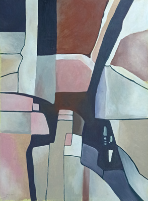 Skin as thin as rust  (100 cm x 75 cm)