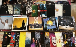 92 rock-vinyylilevyä