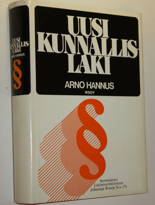 Arno Hannus : Uusi kunnallislaki