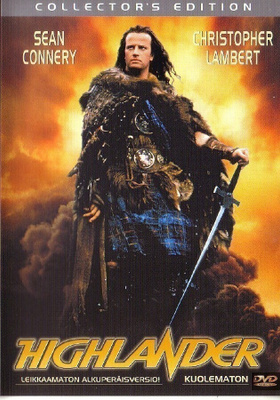 dvd, Highlander, kuolematon - alkuper. leikkaamaton versio