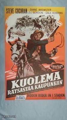 Kuolema ratsastaa kaupunkiin Vanha Elokuvajuliste