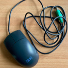 Hiiri, musta IBM PS/2 bus mouse retro PC - pikkukuva 1