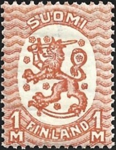 1925 M-17 S 1 mk punertavanoranssi HR ** LaPe 118 A W 1