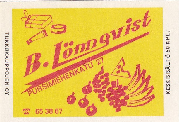 B. Lönnqvist, Pursimiehenkatu 27 . s54